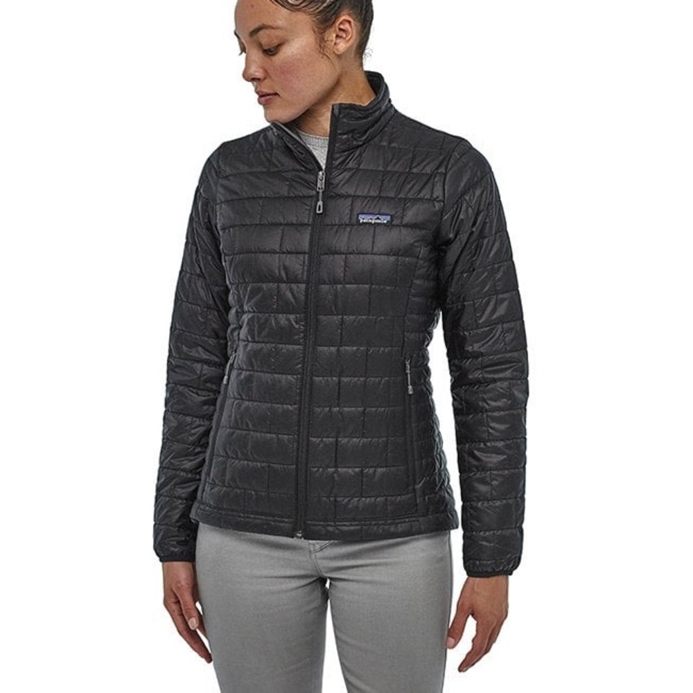 Patagonia black nano puffer coat, women’s L